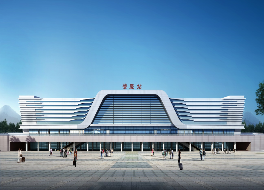 肇慶國鐵站格力中央空調安裝案例.png